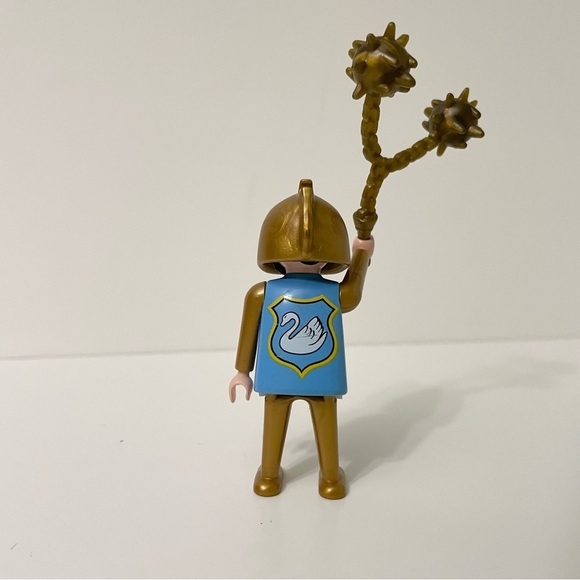 Playmobil Geobra 1974 Vintage Gold Mediaeval Armour Figure - Picture 4 of 11
